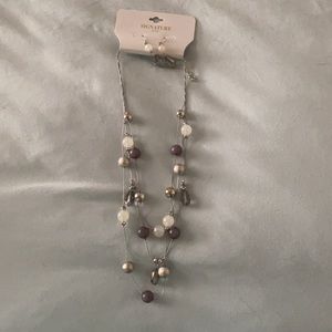 Signature NYC Necklace w/ Matching Earrings